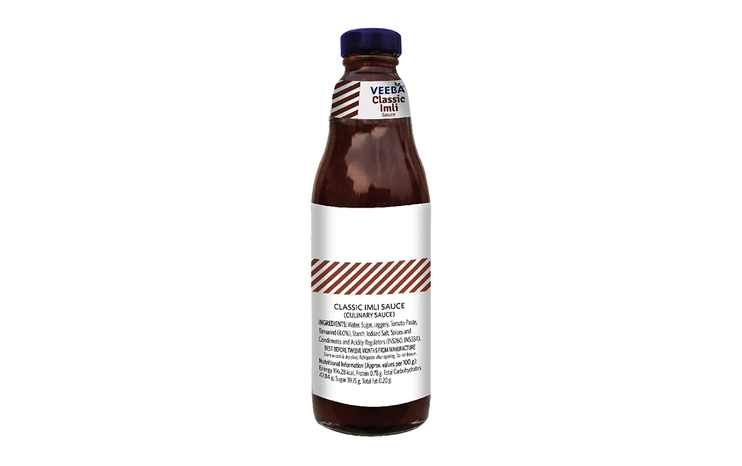Veeba Classic Imli Sauce    Plastic Bottle  500 grams